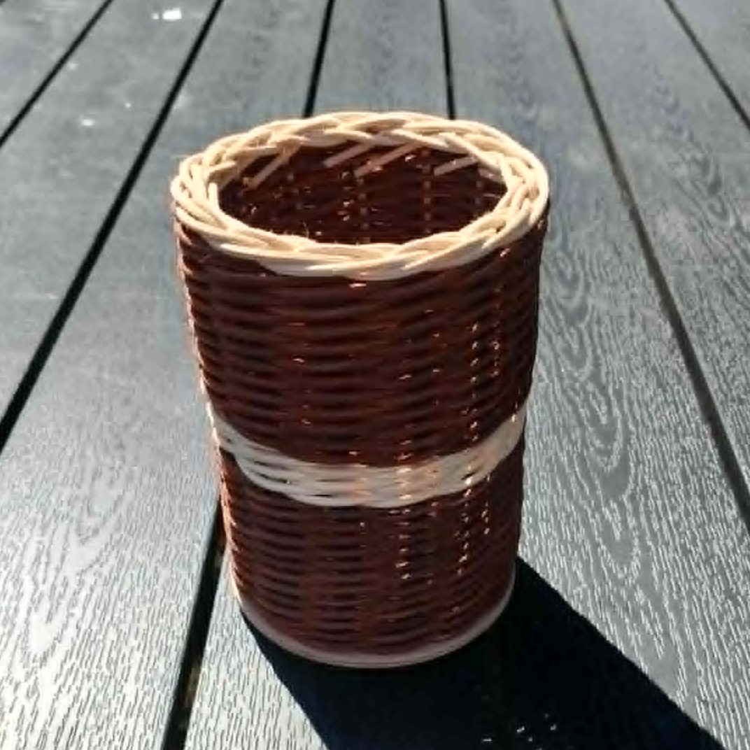 Pletený košík malý - Vysoký