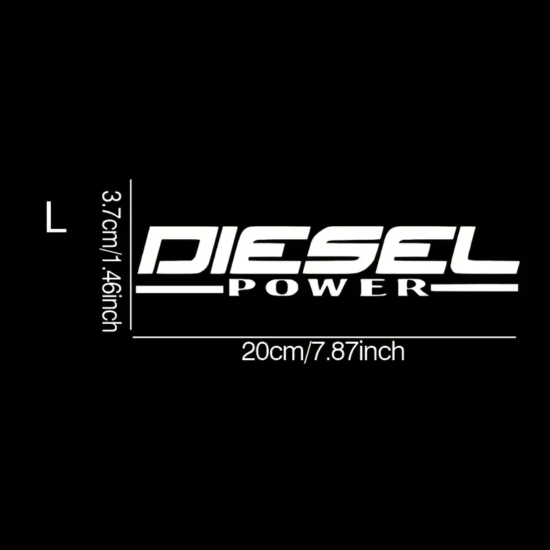 Samolepka - Diesel power