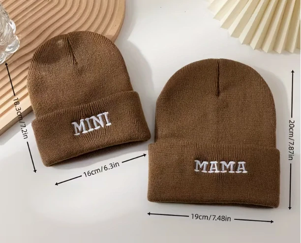 Čepice pro mámu a dítě