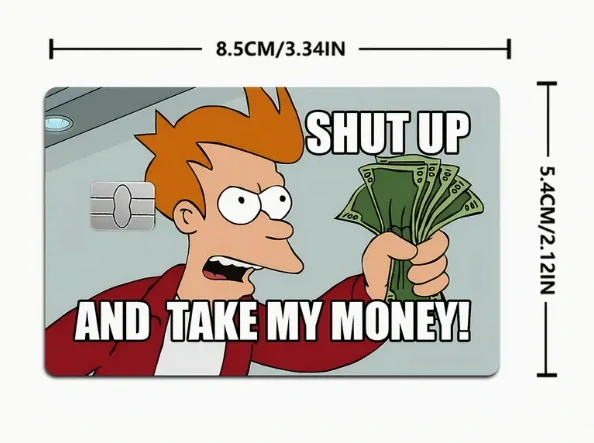 Nálepka na kreditní karty 