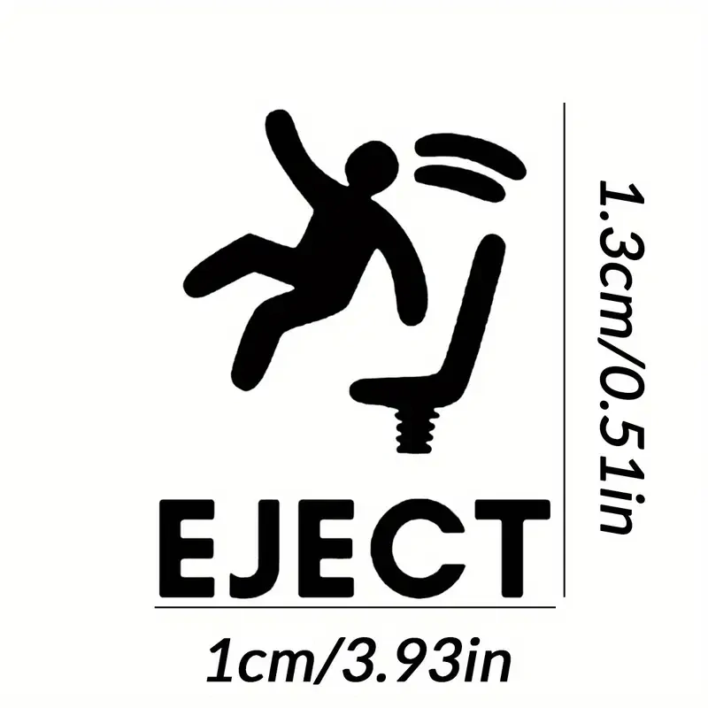 Nálepka EJECT