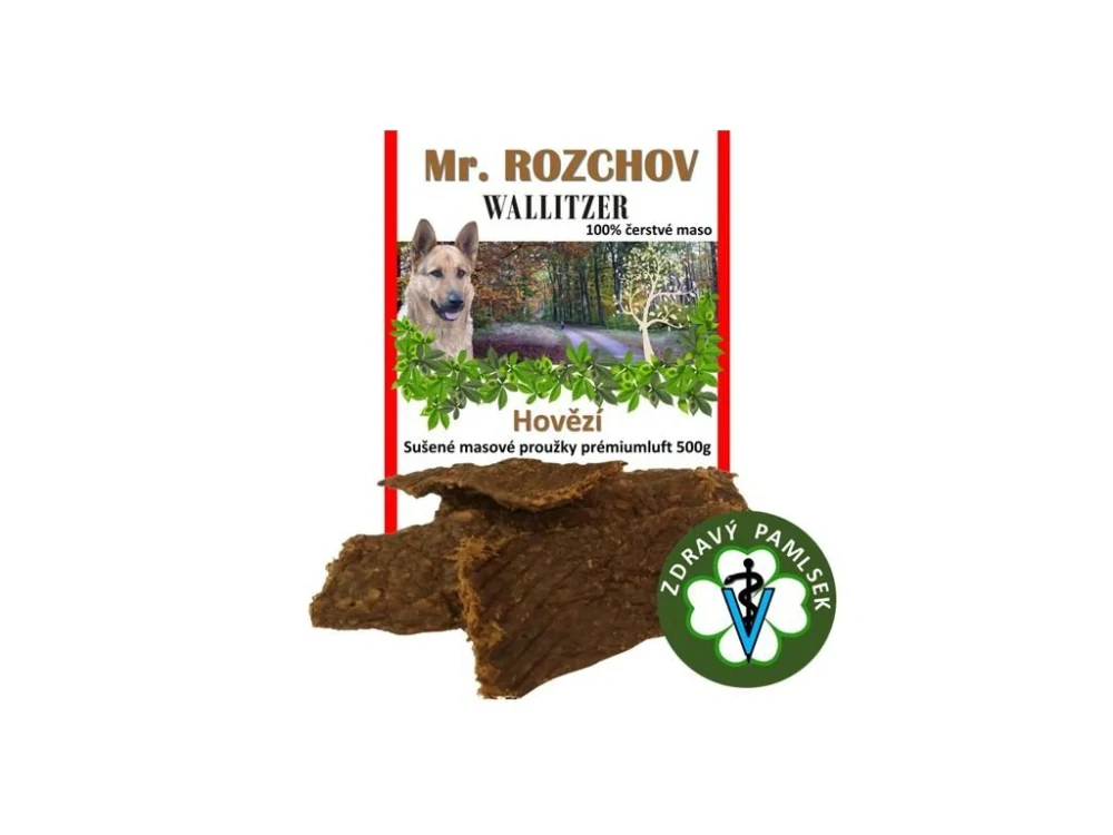 Sušené masové proužky prémiumluft - hovězí 500g