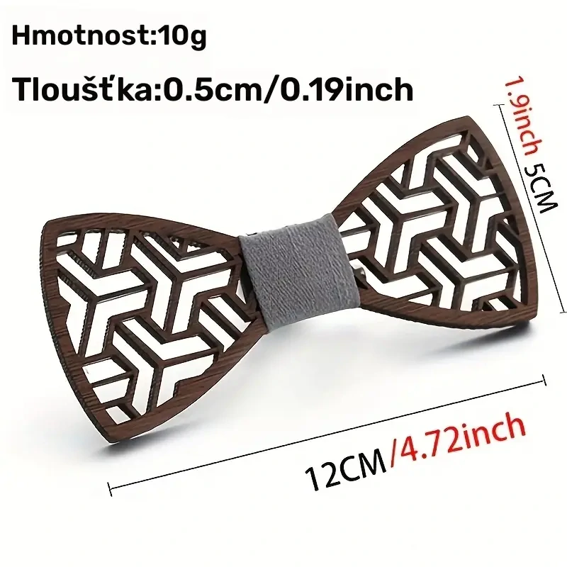 Módní dřevěný motýlek