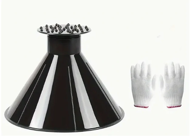 Kuželová škrabka na led