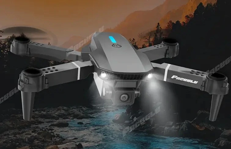 Mini-dron E88 PRO - černý