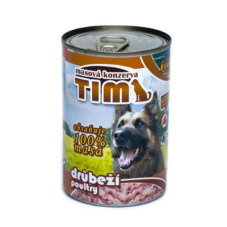 TIM Dog drůbeží, konzerva