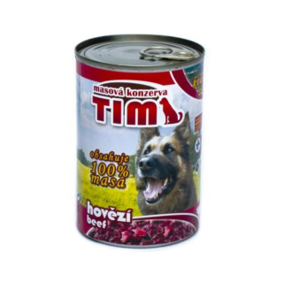 TIM Dog hovězí, konzerva