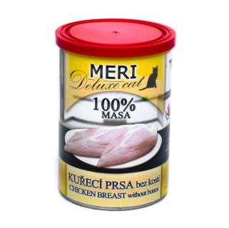 MERI Deluxe Cat kuřecí prsa bez kosti, konzerva 400 g