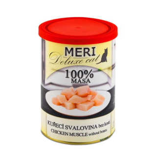 MERI Deluxe Cat kuřecí svalovina bez kosti, konzerva 400 g