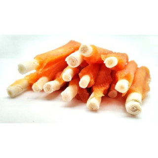 Tyčinka z buvolí kůže obalená kuřecím masem-1kg EXPIRACE 20/11/2026