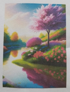 Diamantové malování - Růžový strom 30x40cm