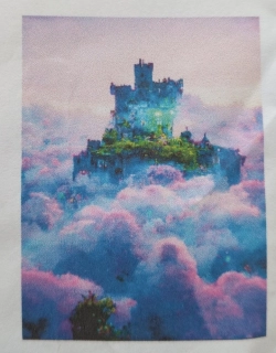 Diamantové malování - Zámek v oblacích 30x40cm