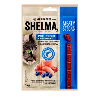 Shelma Sticks se pstruhem a borůvkami 15 g