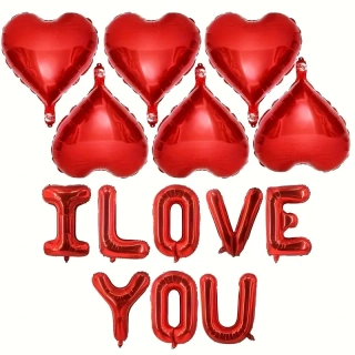 Červené balónky - I LOVE YOU
