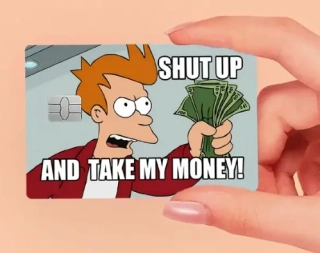 Nálepka na kreditní karty 