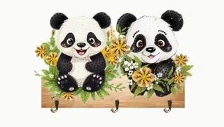 Věšáček - Panda