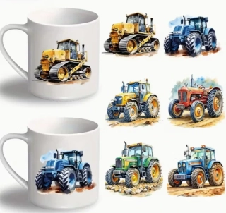 Nálepka na hrnek - Traktor
